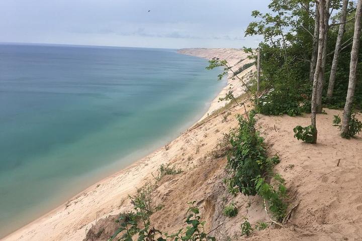 Grand Sable Dunes sloping down to Lake Superior